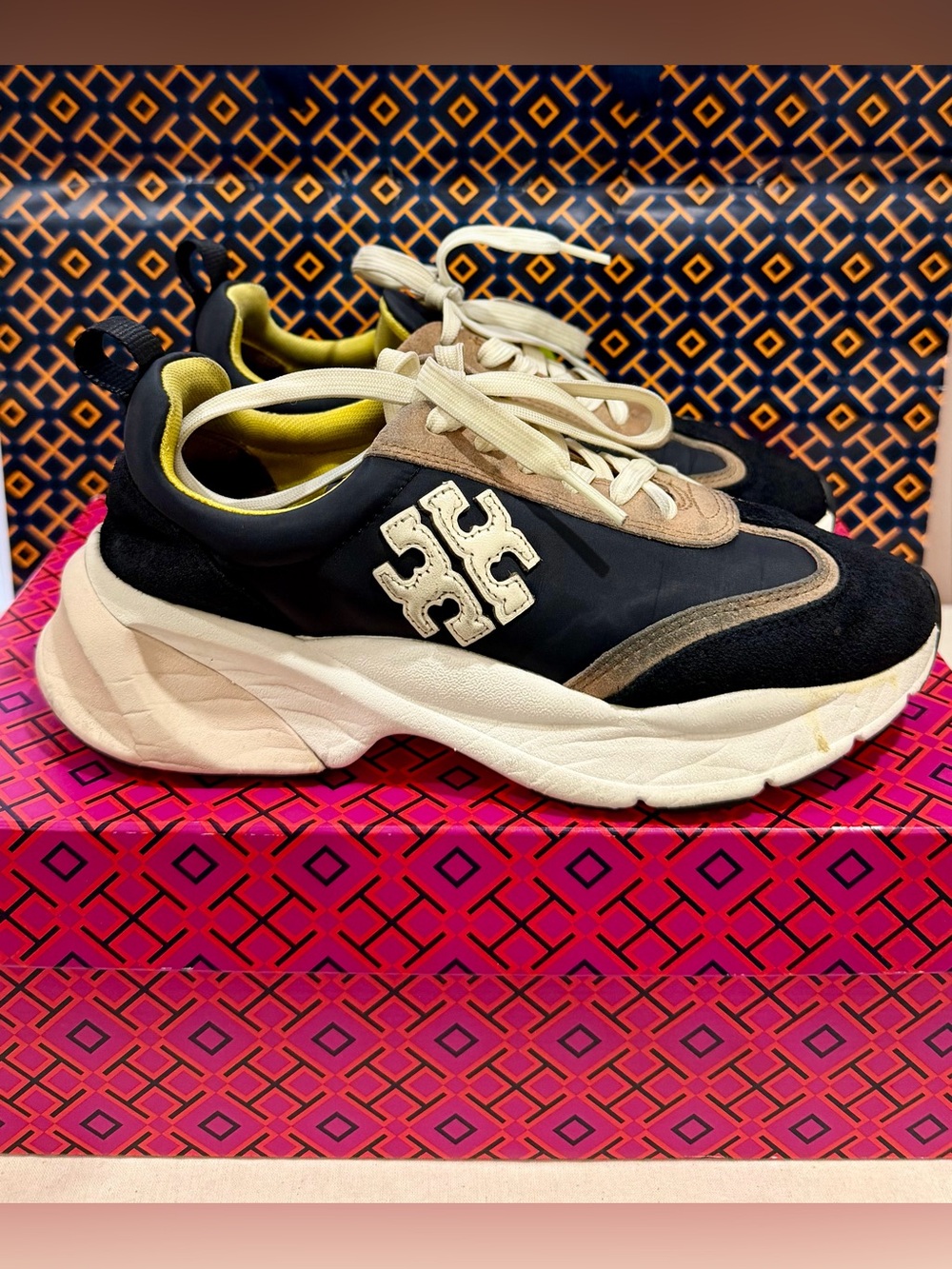 Tory Burch Good Luck trainers size 6 - Picture 2 of 7